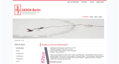 Desktop Screenshot of gedok-berlin.de